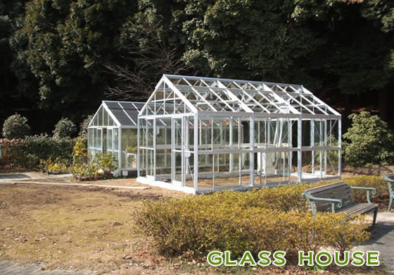 アルミ温室/2段サッシタイプ（B-3タイプ：間口2,800×奥行5,546×棟高