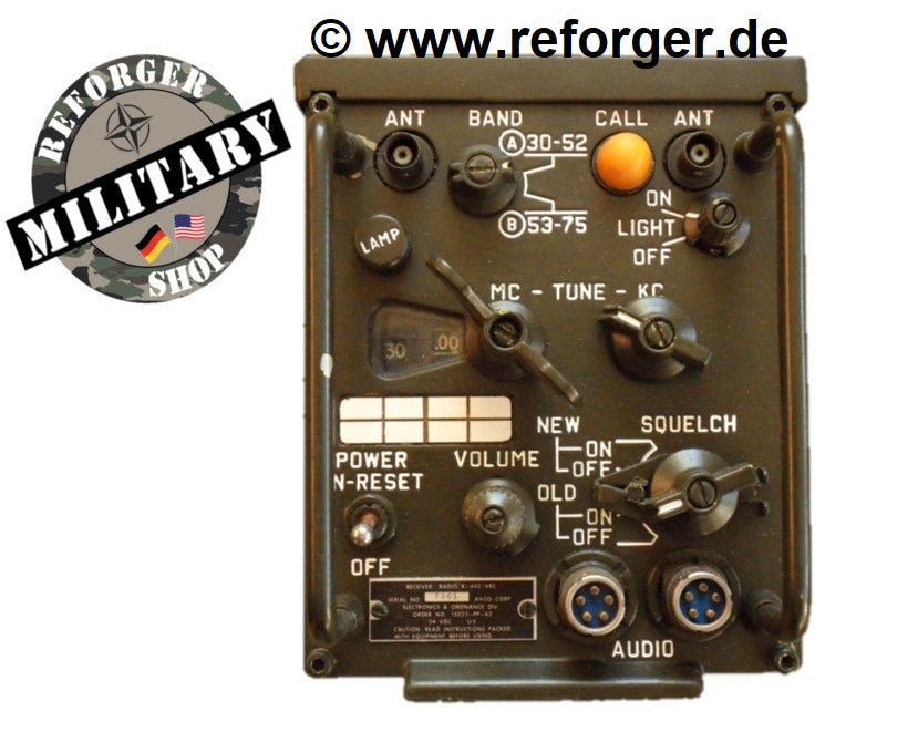 R-442/VRC VHF Radio Receiver – Reforger Military Online Store