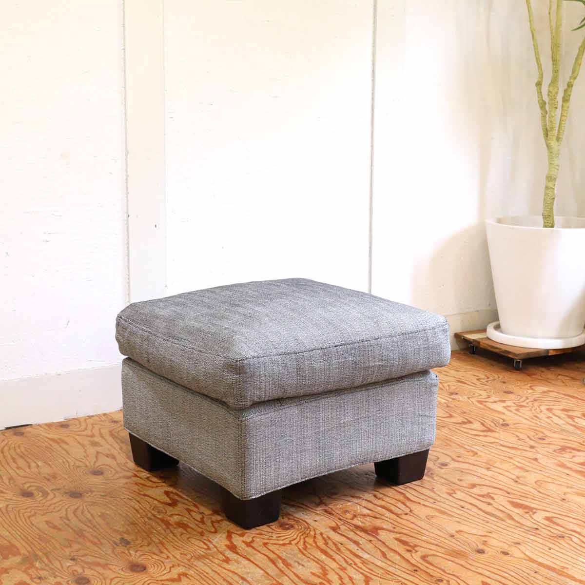 アイラーセン / eilersen ストックホルム オットマン 中古 グレー