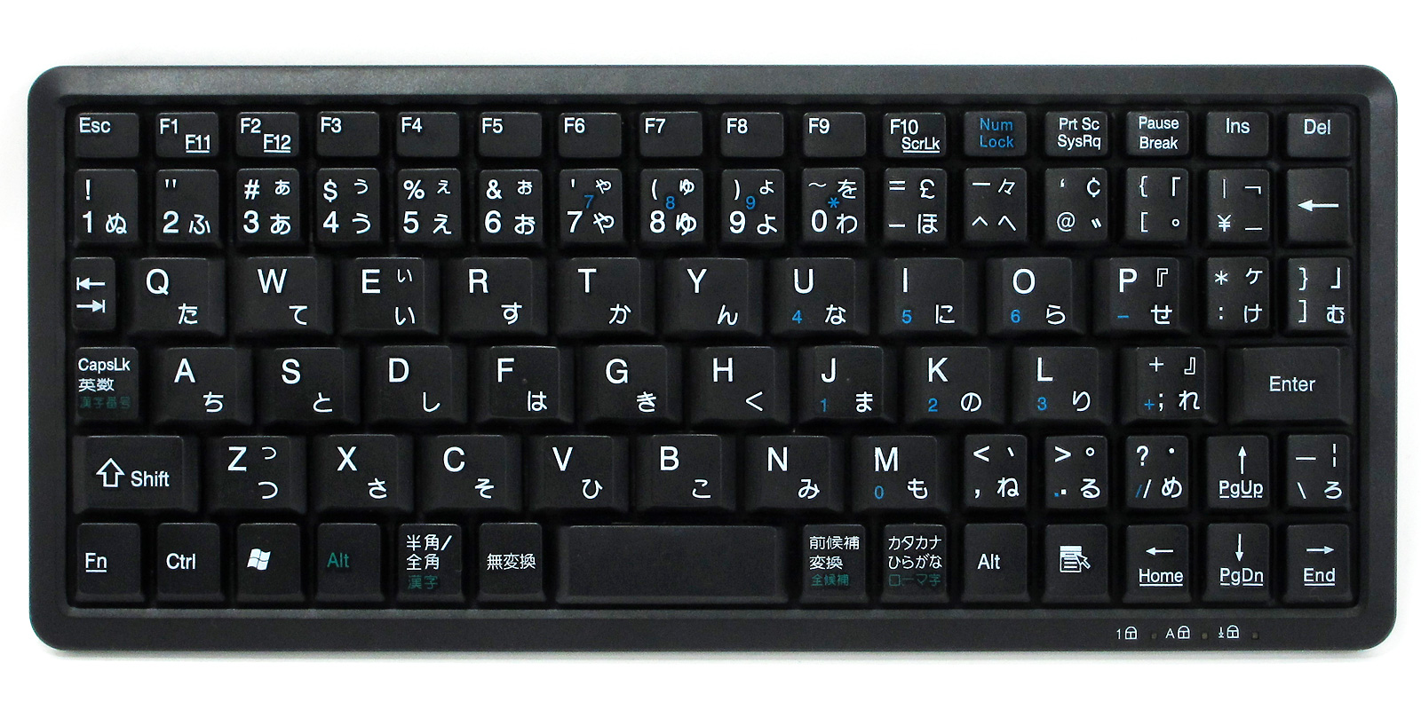 日本語84キー スーパーミニキーボード 伸縮USBケーブル付き [RKB