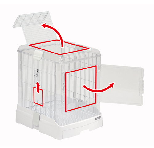 イージーホーム クリアーモモンガ40 WH ｜ 株式会社三晃商会