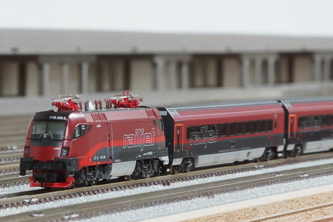 オーストリア連邦鉄道「RailJet」の模型を手に入れた