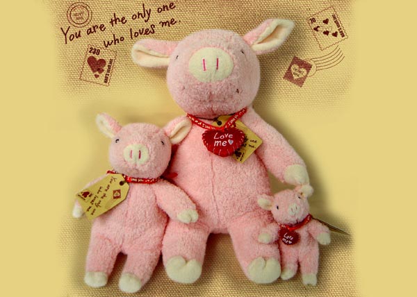 商品紹介 ブタ ふわふわブリッツ ミニブリッツ LOVE ME PIGGY まきば