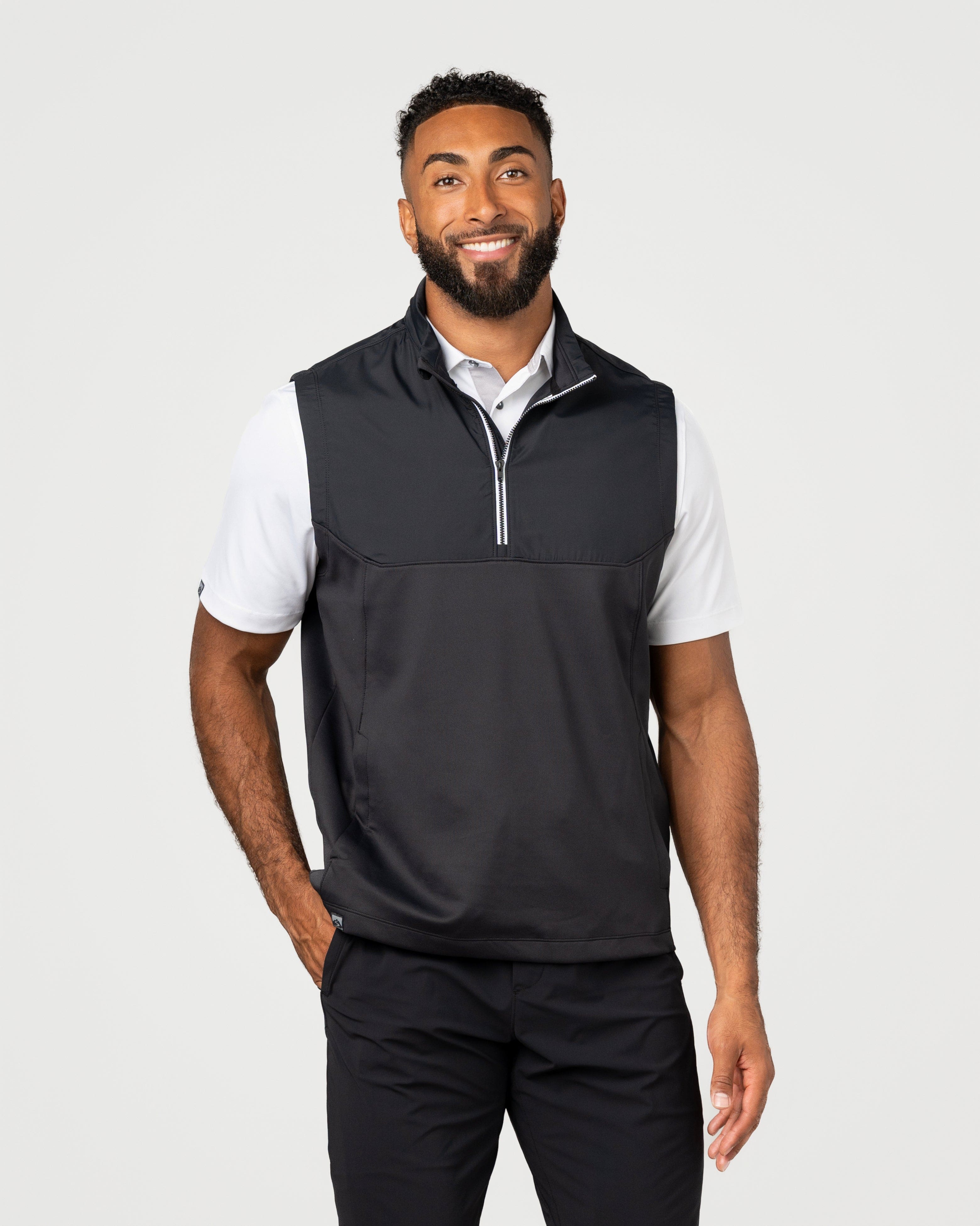 Men's Tiebreaker II Water-Resistant Half Zip Pullover Wind Vest