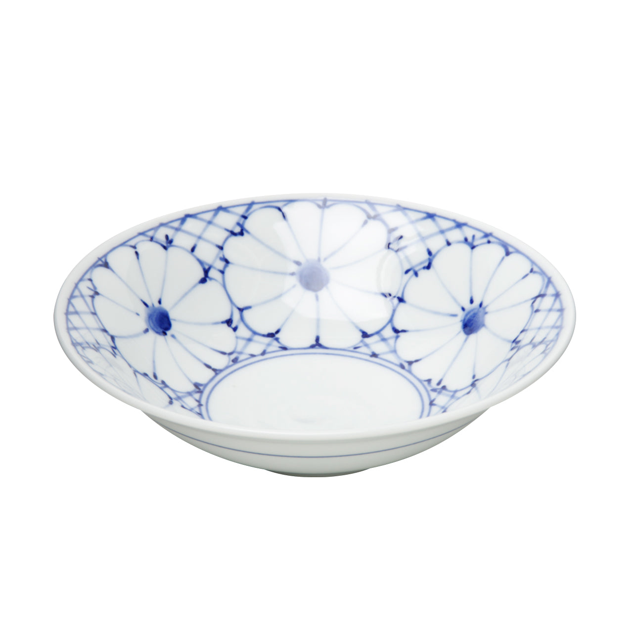 波佐見焼 染付 輪花紋 中鉢 15.5cm 高山陶器の通販｜Studio1156