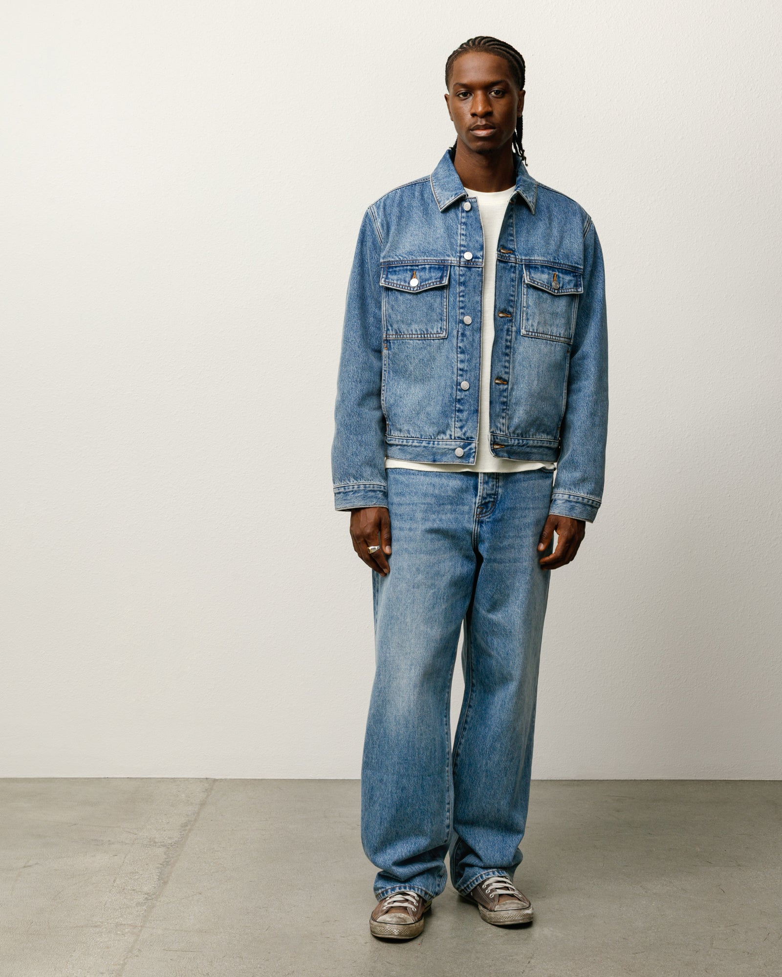 Big Ol' Jean Denim – Indigo Stone Wash | Pants | Stüssy
