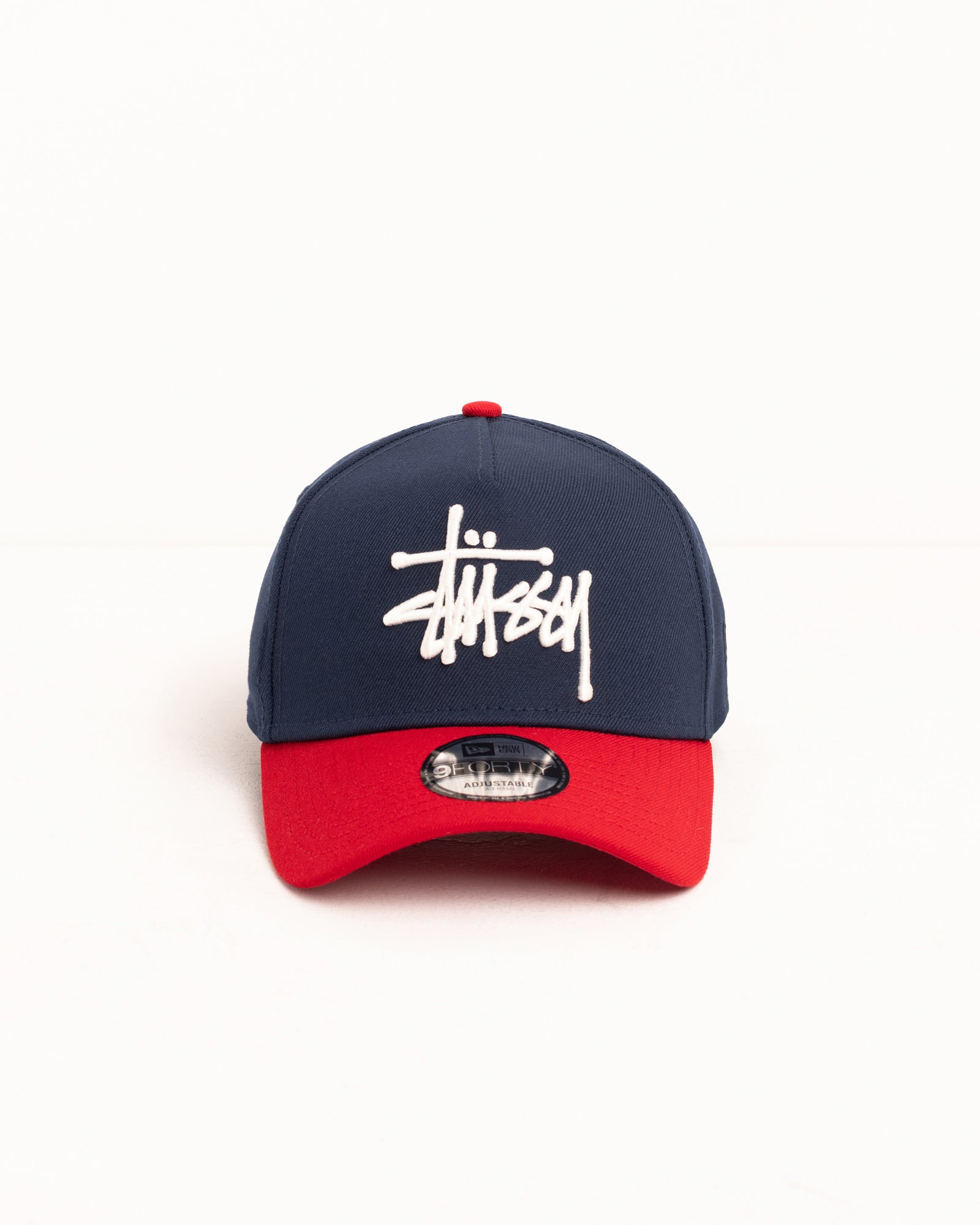 New Era 9Forty Basic Snapback – Navy/Red | Headwear | Stüssy