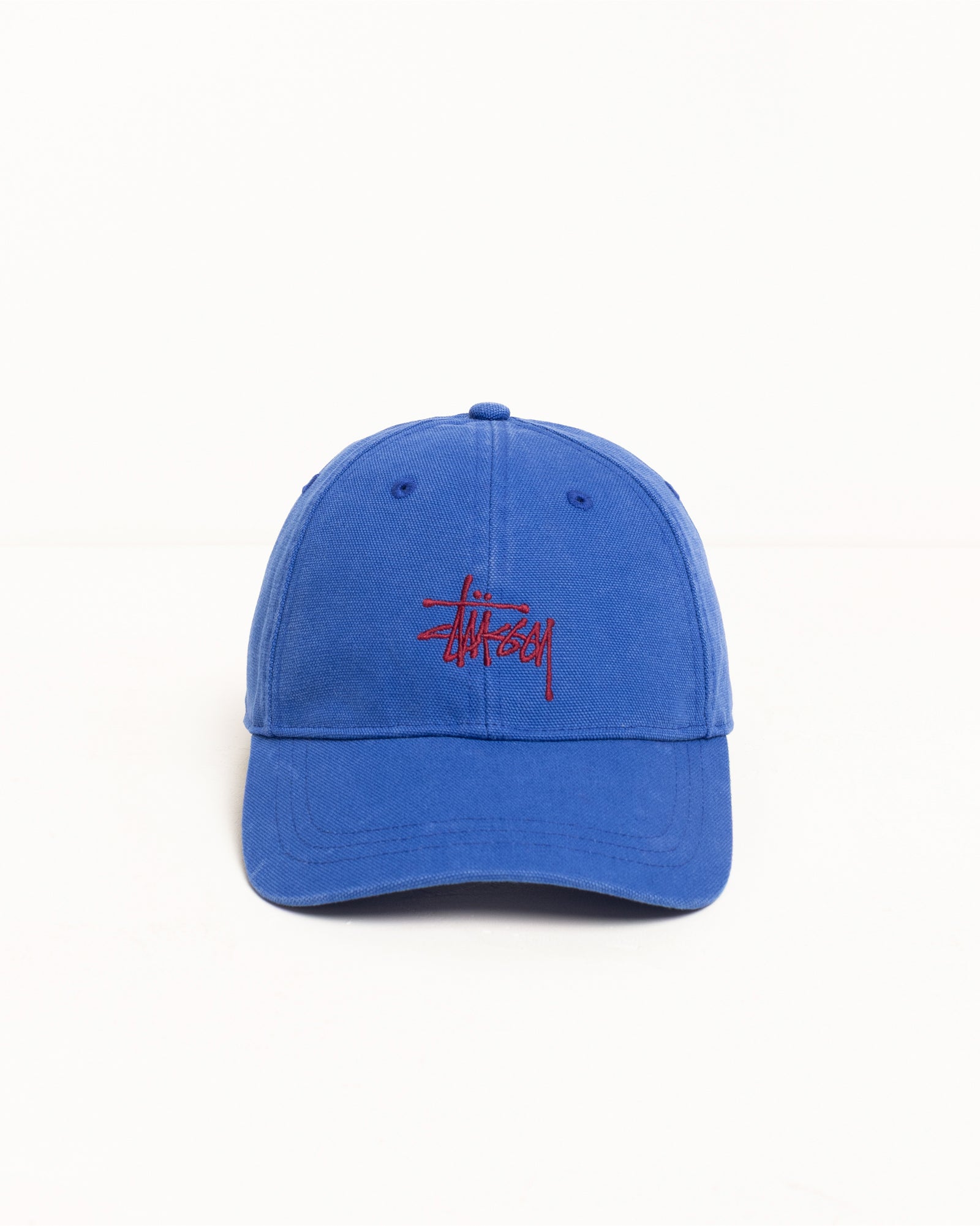 Basic Stüssy Cap Canvas – Royal | Headwear | Stüssy