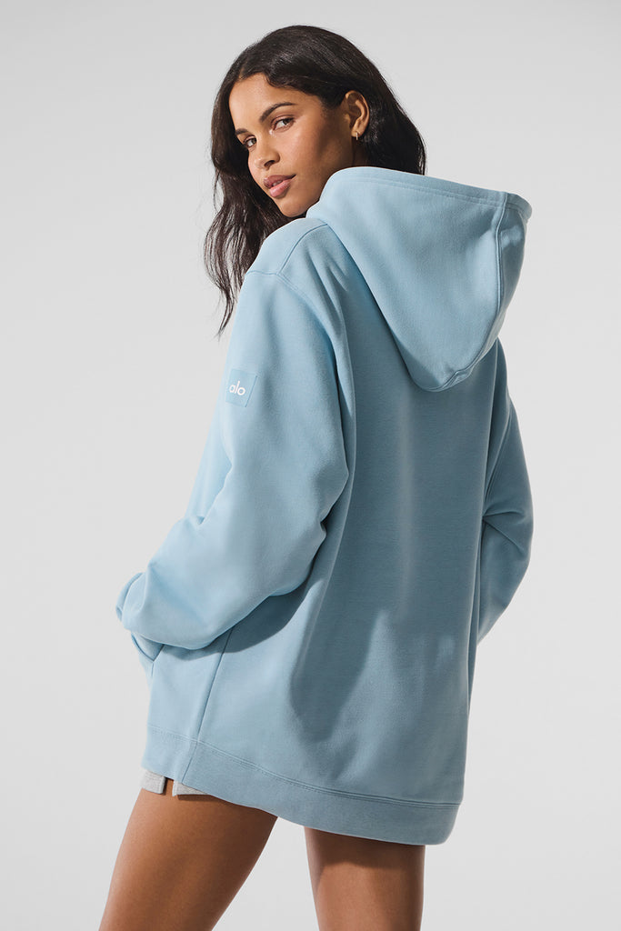 Renown Heavy Weight Hoodie - Celestial Blue | ALO