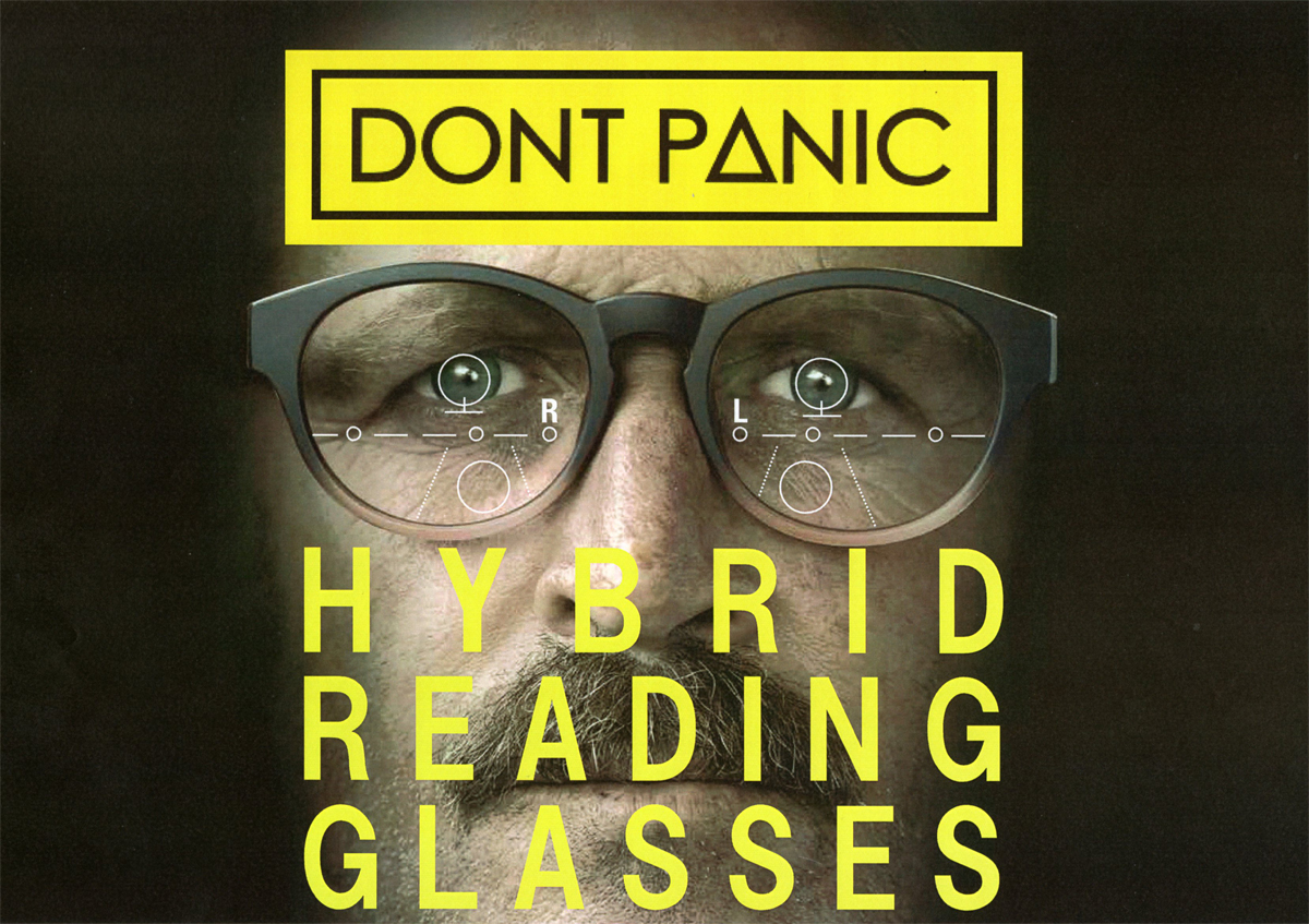 40～50代のサーファーに大人気ハイブリット老眼鏡”DONT PANIC”新色