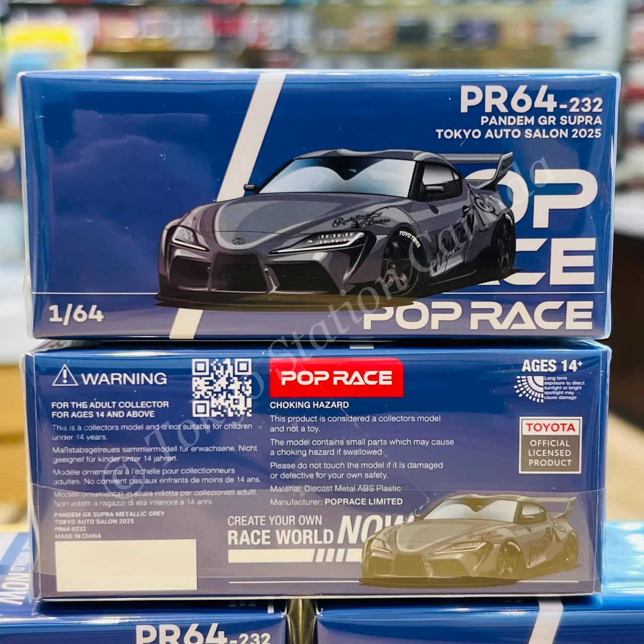 POPRACE 1/64 Pandem GR Supra TOKYO AUTO SALON 2025 Exclusive
