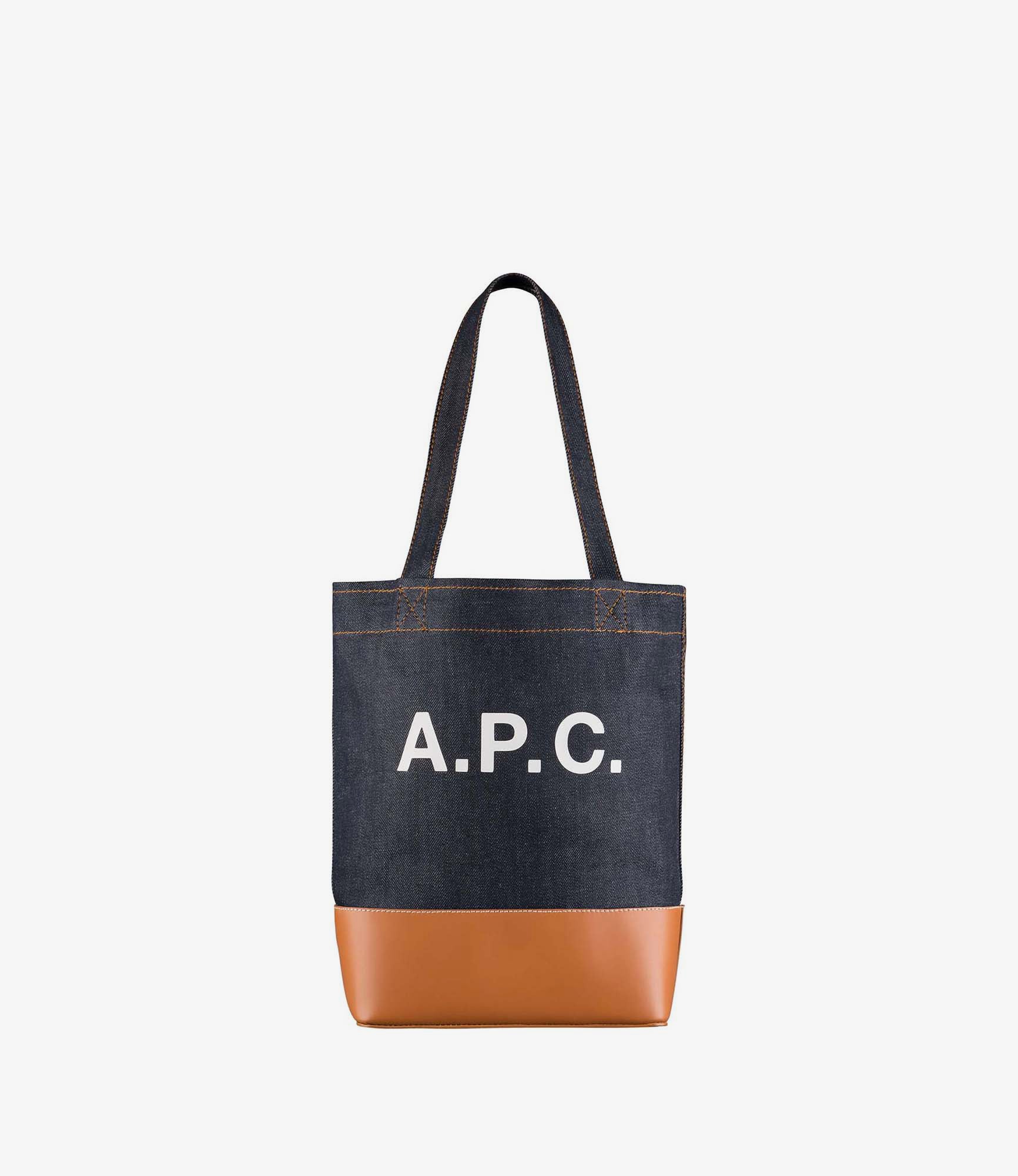 Axel Small tote bag | Japanese Denim + Leather | A.P.C. Accessories