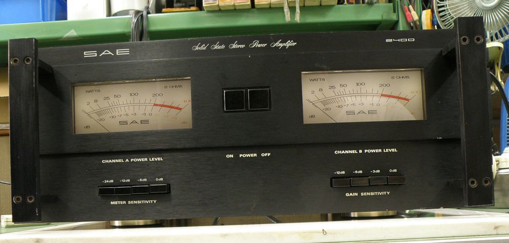 オーディオ修理｜SAE 2400 パワーアンプの修理