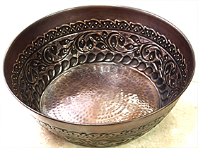 フットバスボウル(真鍮製)(コッパー)の販売(通販)｜Boreh(ボレ)