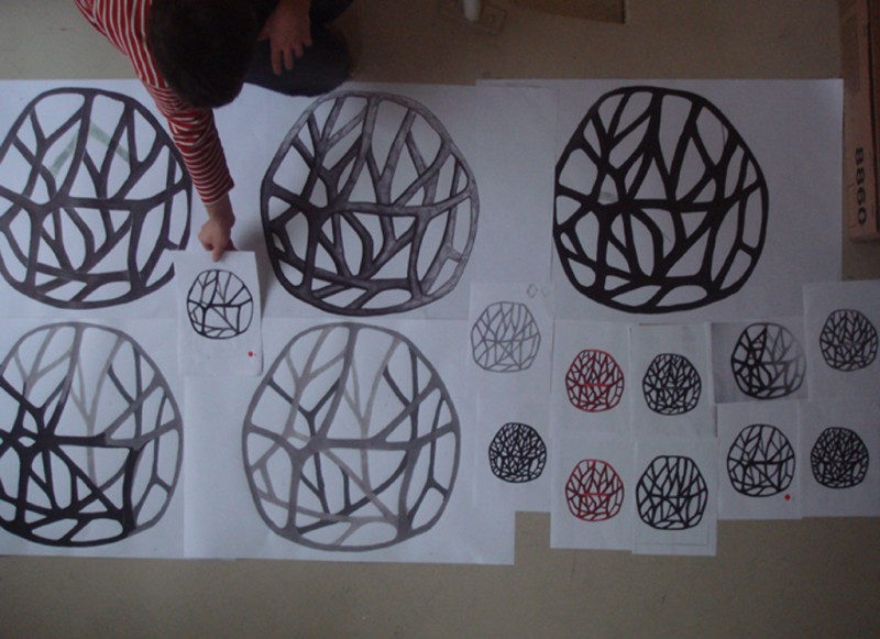 R&E Bouroullec detail - Vegetal chair: Growing