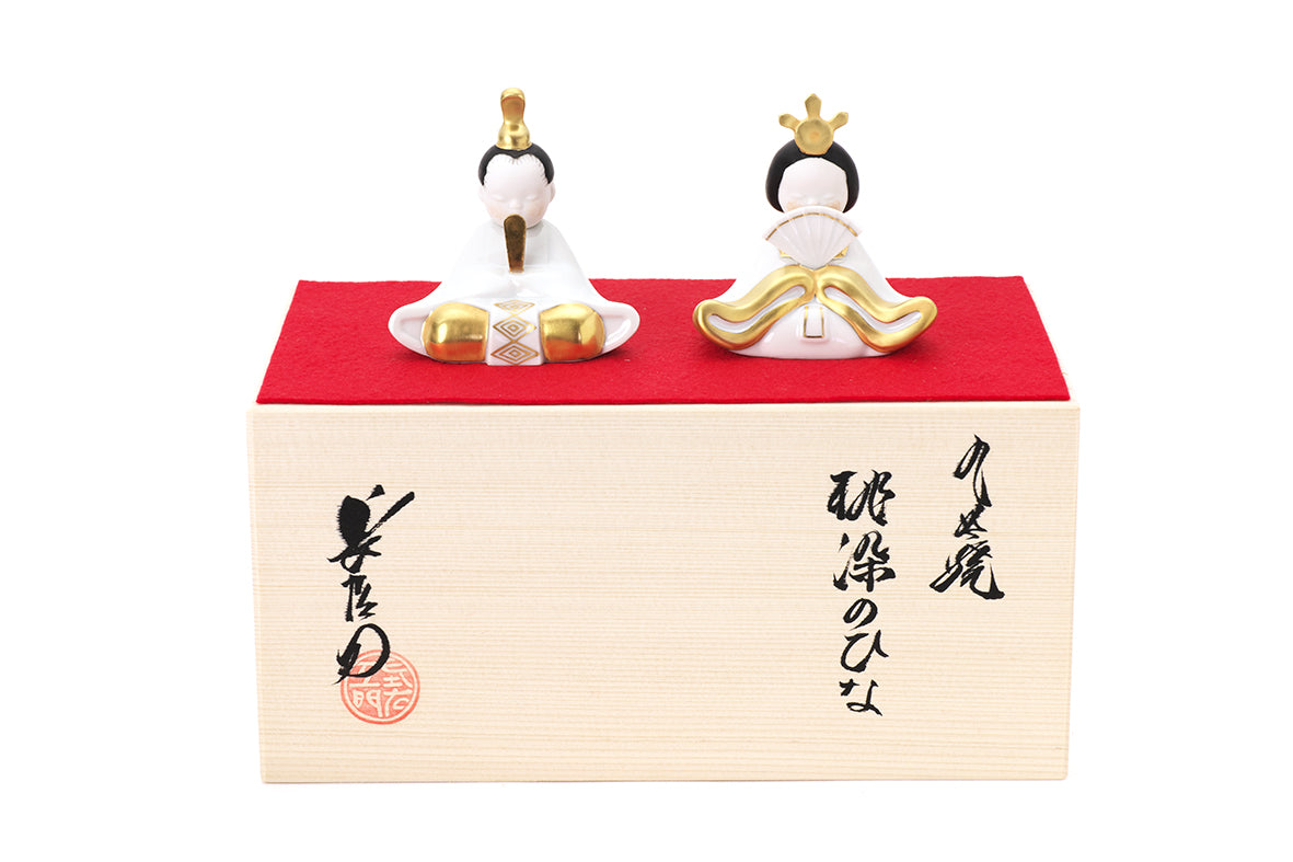 桃染のひな 金しろ – 上出長右衛門窯オンラインショップ