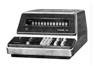 Canon desktop calculator
