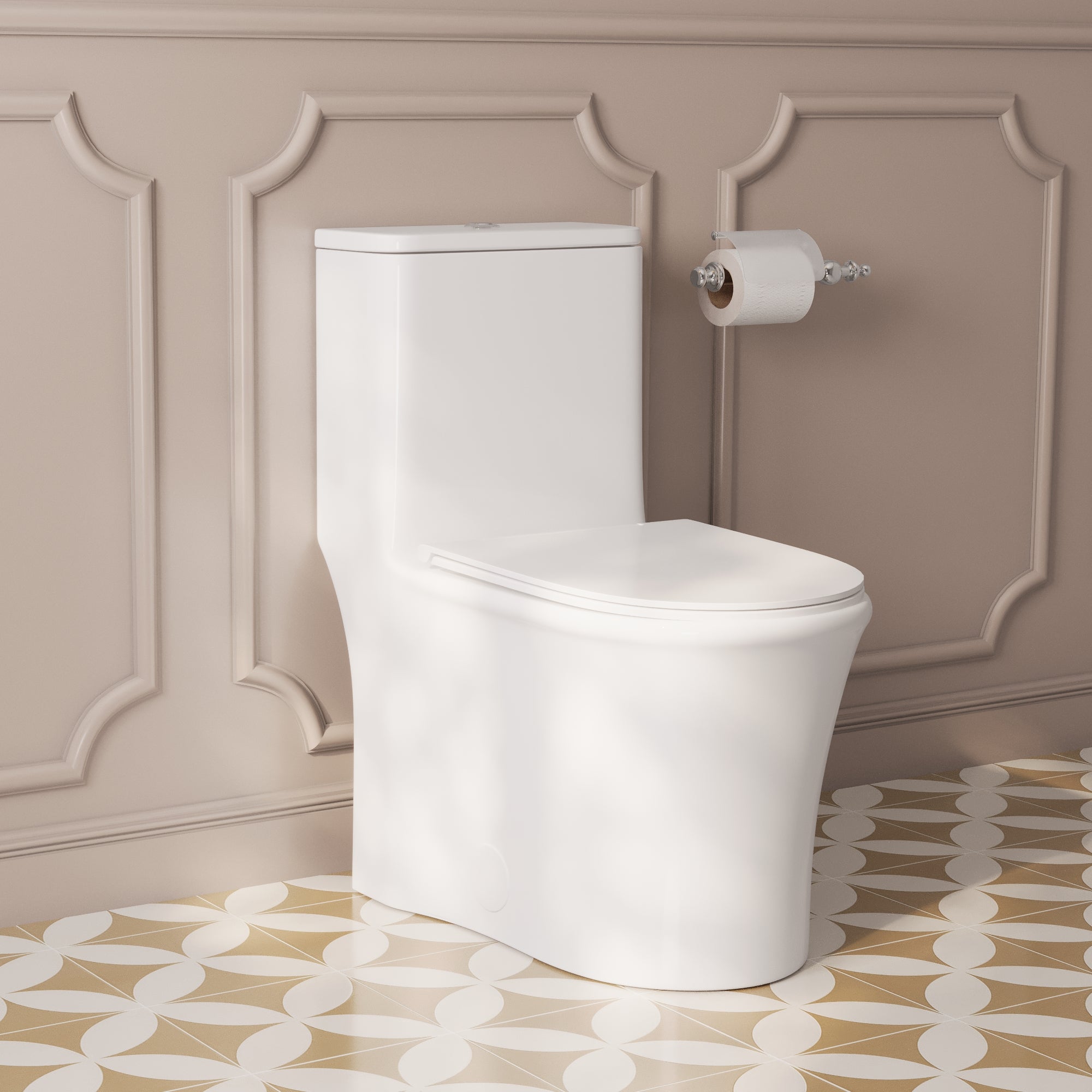 DeerValley DV-1F0249 One Piece Toilet for Bathroom with Comfort