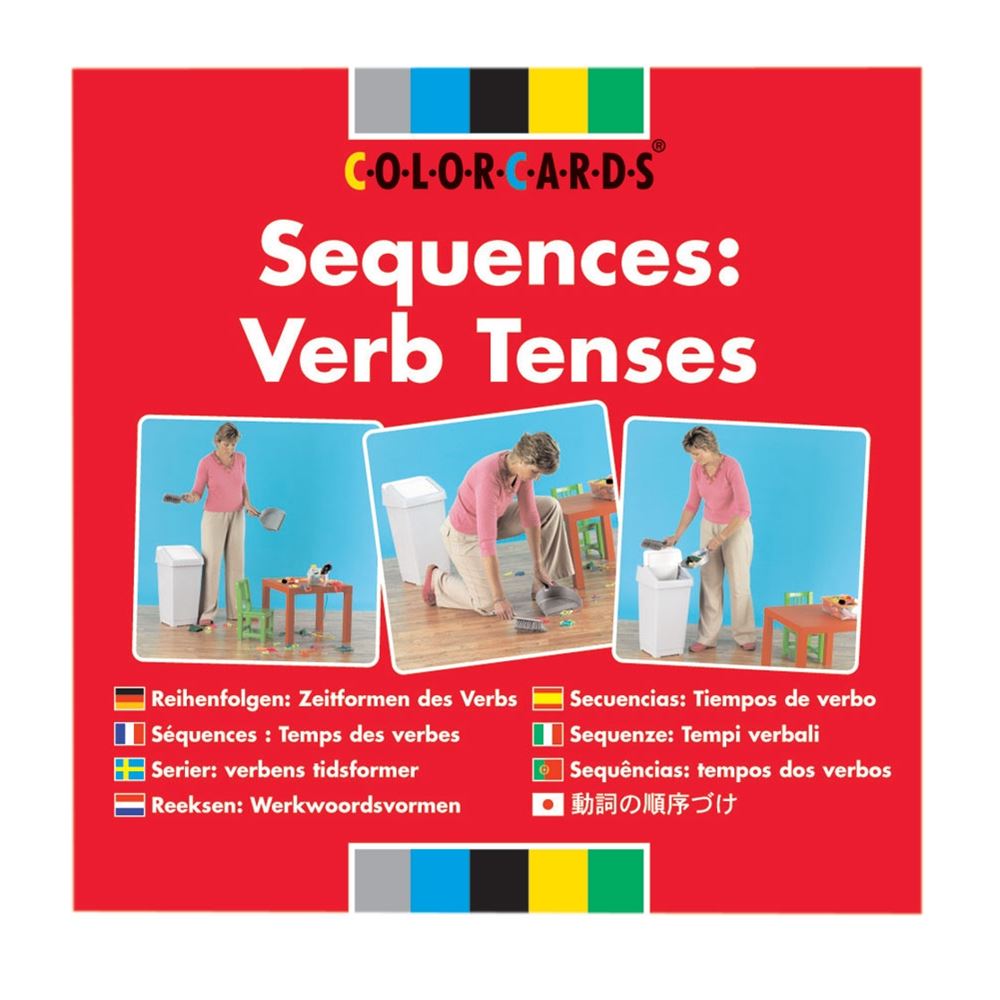 Speechmark ColorCards Sequences: Verb Tenses ColorCards Sequencer