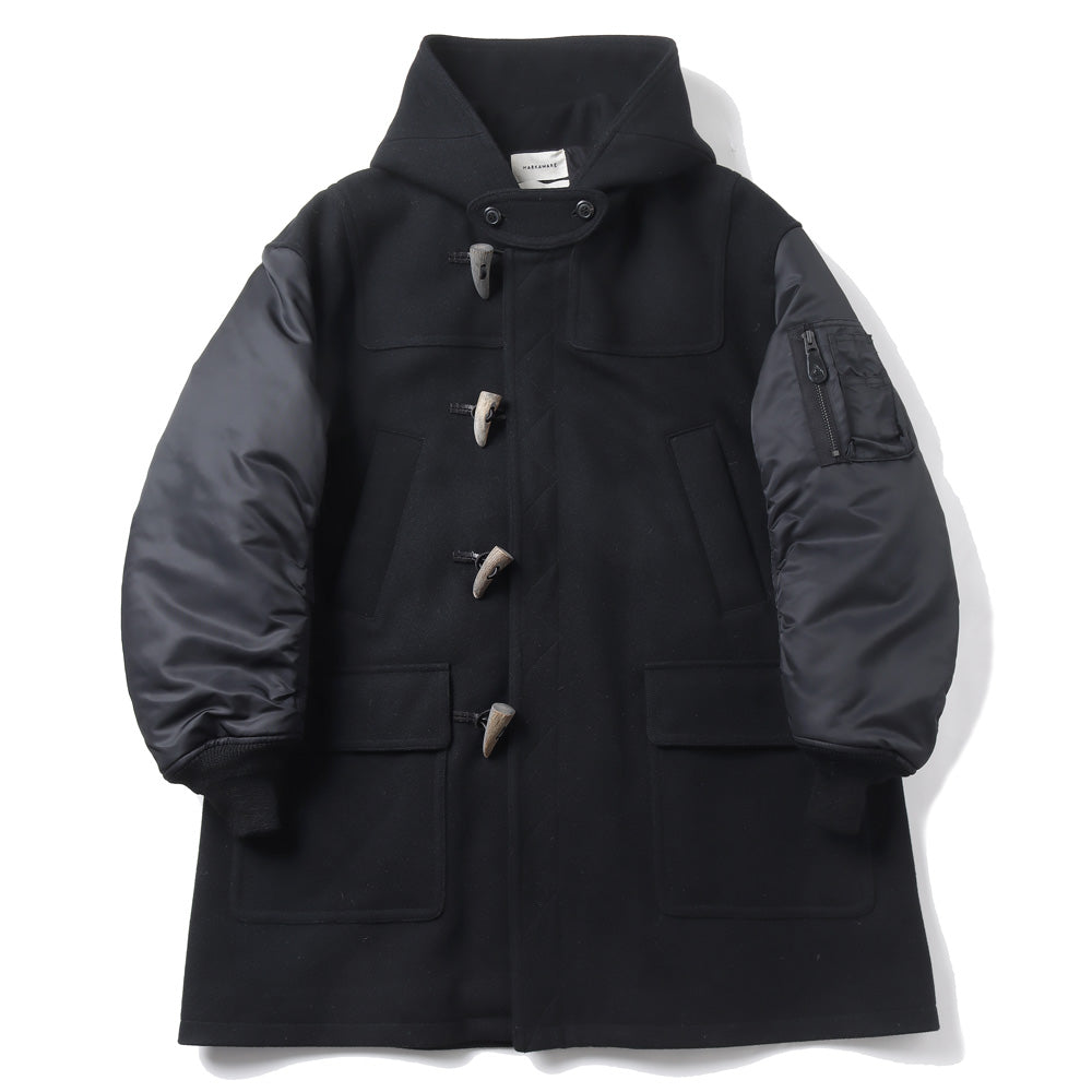 DUFFLE COAT ORGANIC WOOL MELTON (A23C-17CO01C) | MARKAWARE