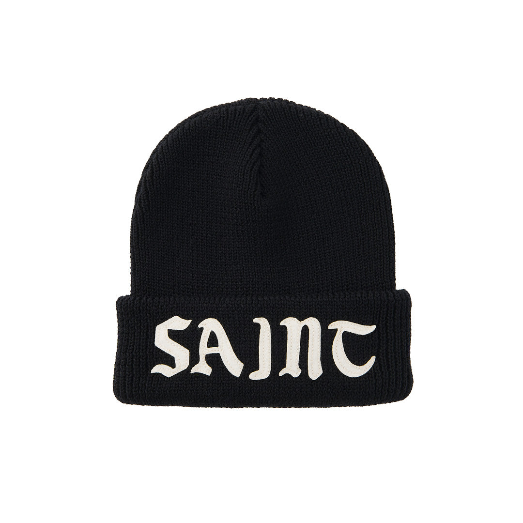 Saint Mxxxxxx (Saint Michael) KNIT CAP SAINT BLACK SM-YS1-0000-081