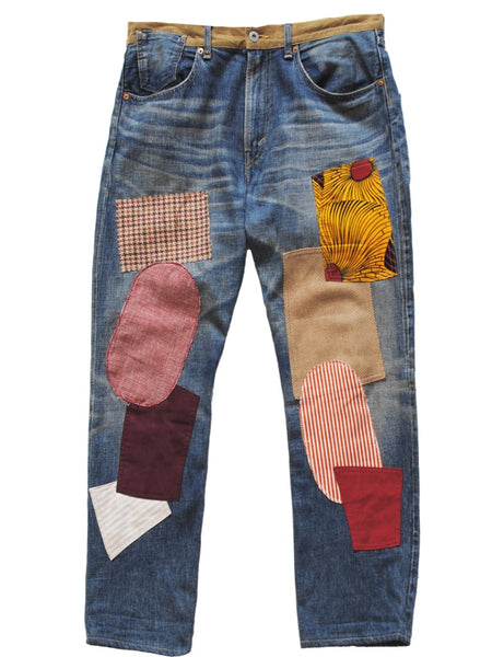 JUNYA WATANABE COMME DES GARÇONS patchwork jeans – dot COMME