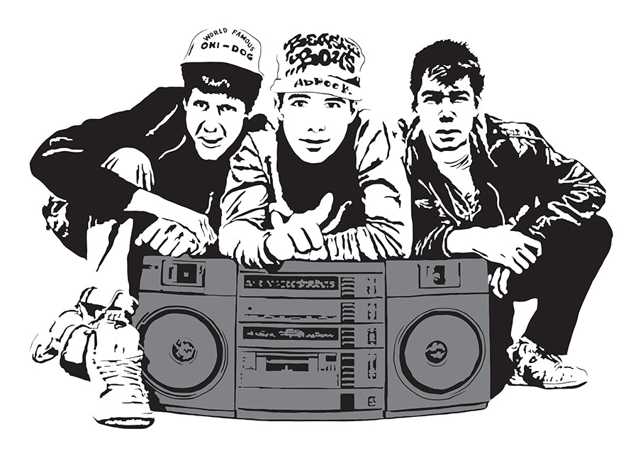 Beastie Boys Art Print | Hip Hop Music Decor | Brooklyn Rap Group