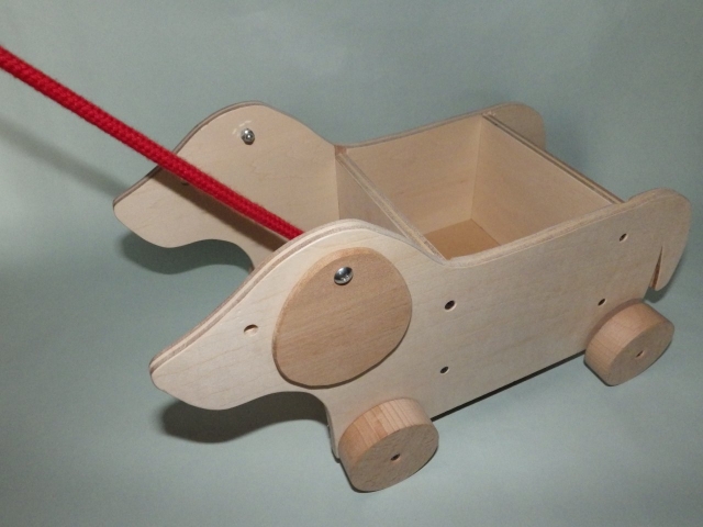 引き車・おさんぽアニマル｜出産祝いに木のおもちゃ｜日本製手作り