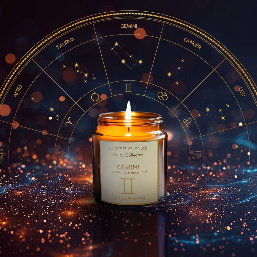 Earth & Pure｜Gemini - 双子座｜フレグランスキャンドル｜ソイ