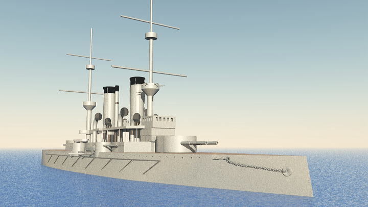 ロシア海軍、戦艦ポルタヴァ、兵装、艦歴、CG