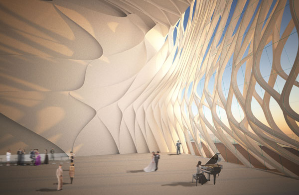 Anisotropia: A Frozen Piece of Music – Busan Opera House