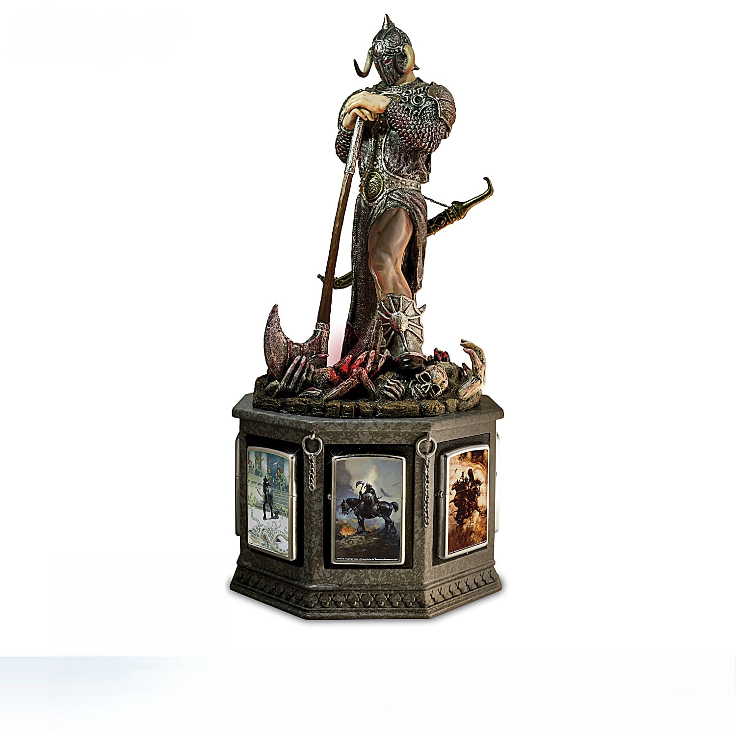 Frank Frazetta's Death Dealer Zippo® Lighter Display – Limited