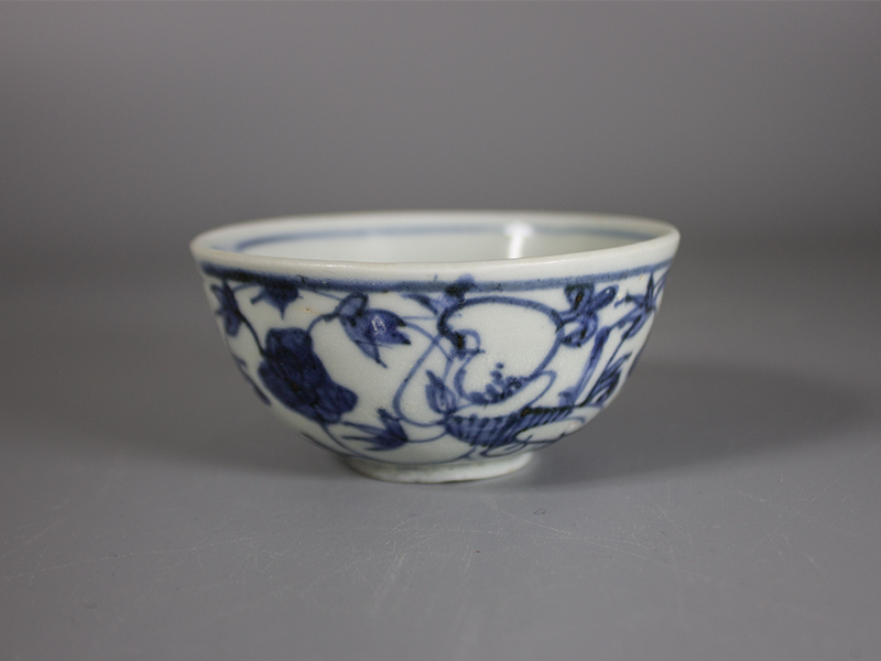 古美術 吉戸 - 明前期染付杯 | 古美術品専門サイト fufufufu.com