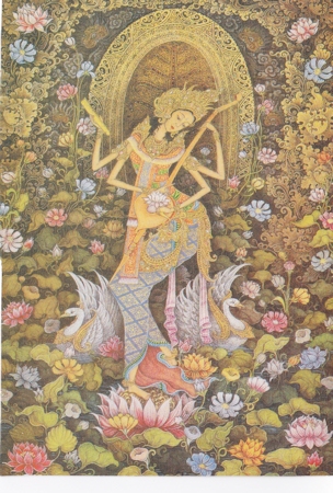 サラスヴァティー | 楽器の名手登場 | ポストカード音楽会