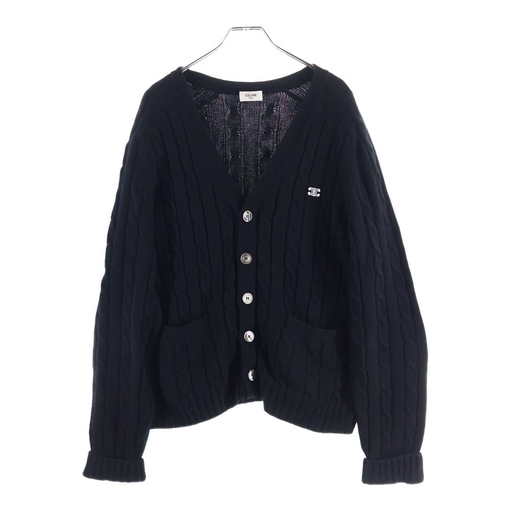 CELINE(セリーヌ) 23AW トリオンフ カシミヤ Vネックカーディガン
