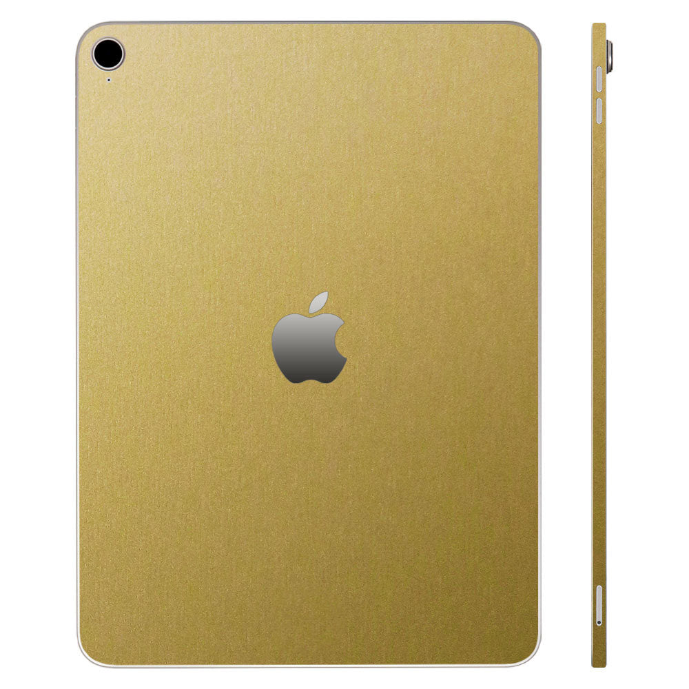 スキンシール iPad (A16) / iPad 第10世代 ゴールドブラッシュメタル