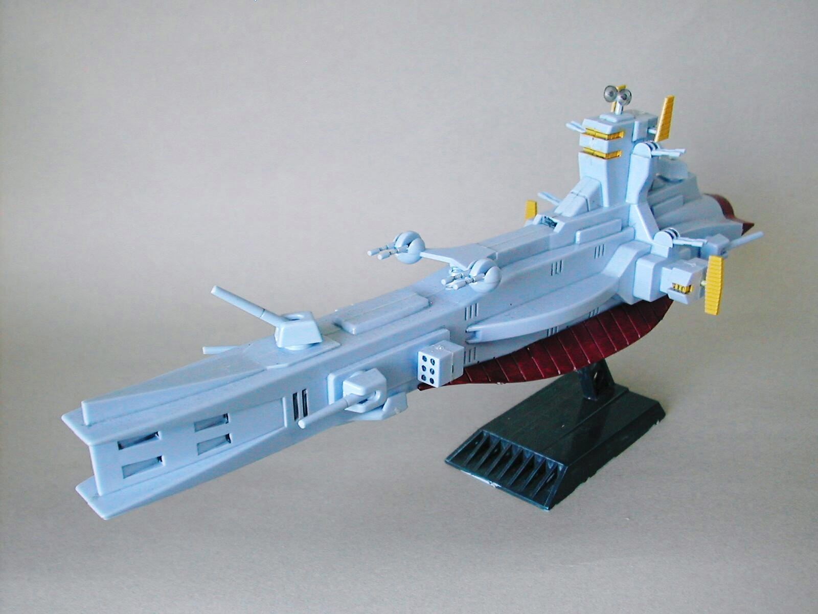 地球連邦軍 宇宙巡洋艦 サラミス級 （1/1200） – ヤスリはいらない