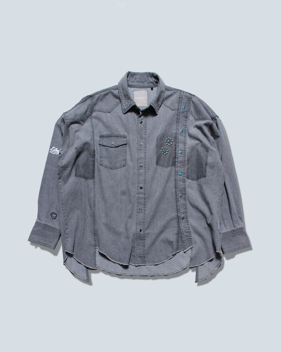 KAPITAL リメイク 再構築 デニムシャツ XS KAPITAL リメイク 再構築