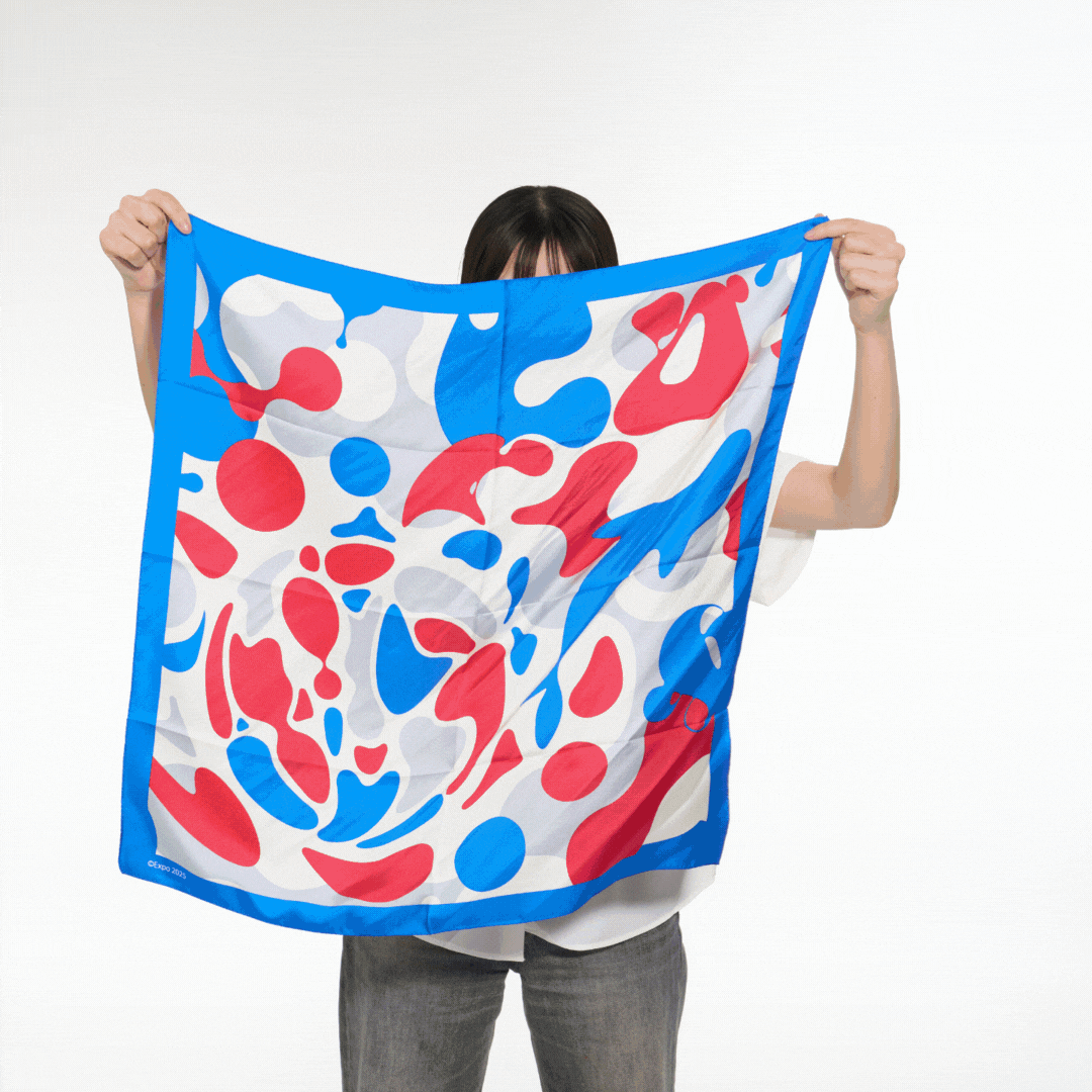 EXPO2025 横浜スカーフ スクエアスカーフ – 47 TREASURE