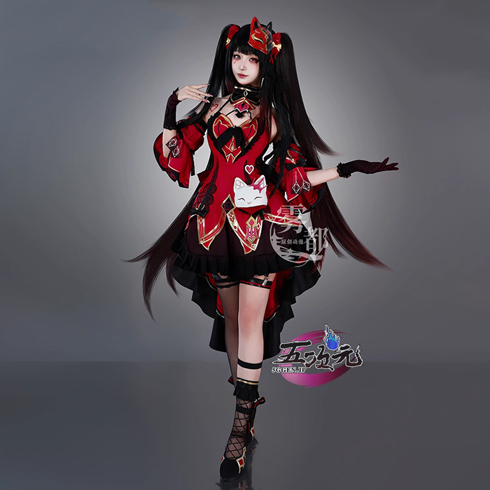 五次元 崩壊スターレール×崩壊3rdコラボ 虚構遊戯 花火 コスプレ衣装