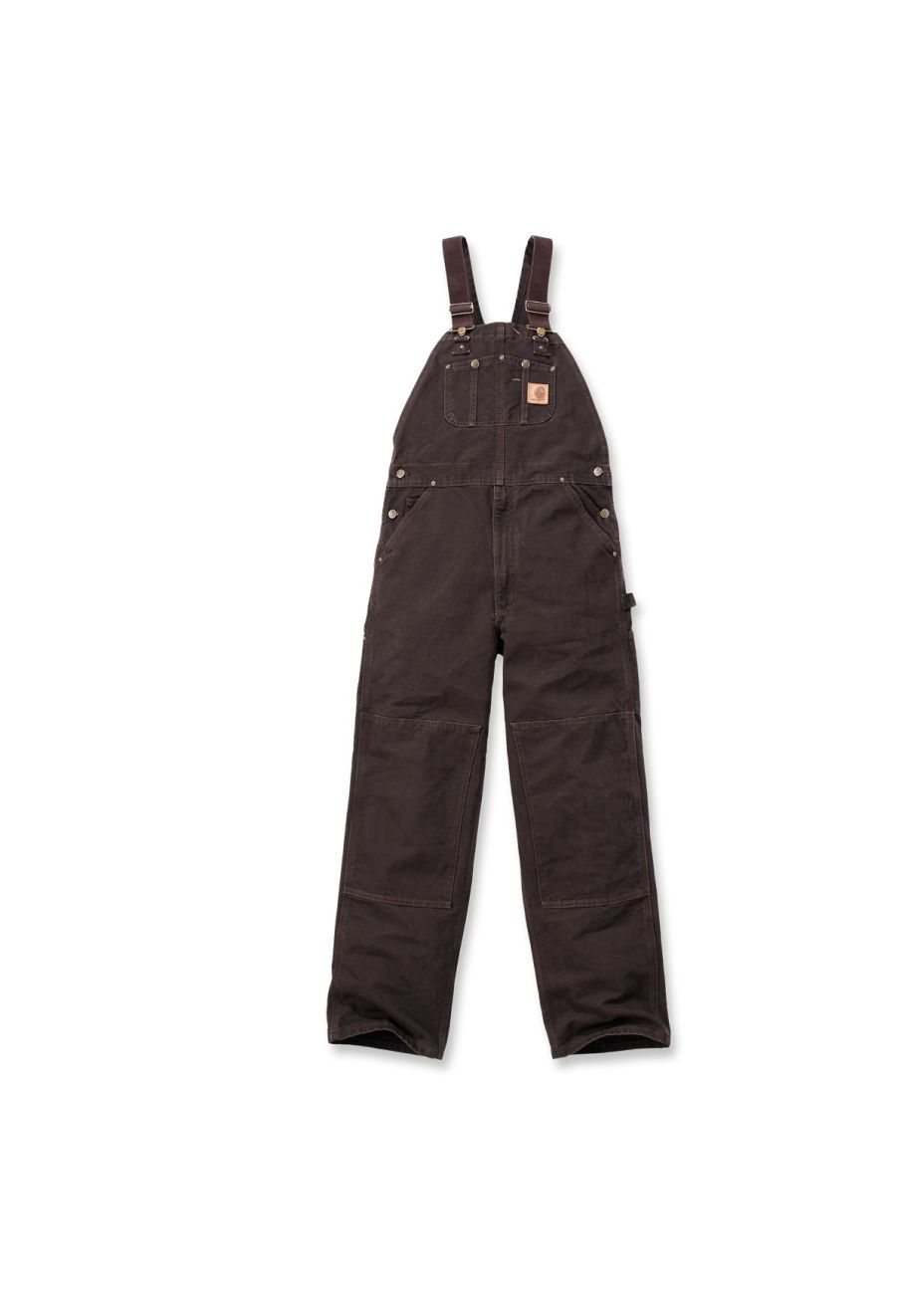 Carhartt R06 Sandstone Bib Overall - Dark Brown