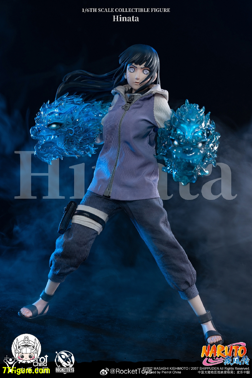 Rocket Toys 1/6 公式公認 Naruto 日向ヒナタ塗装済み可動フィギュア