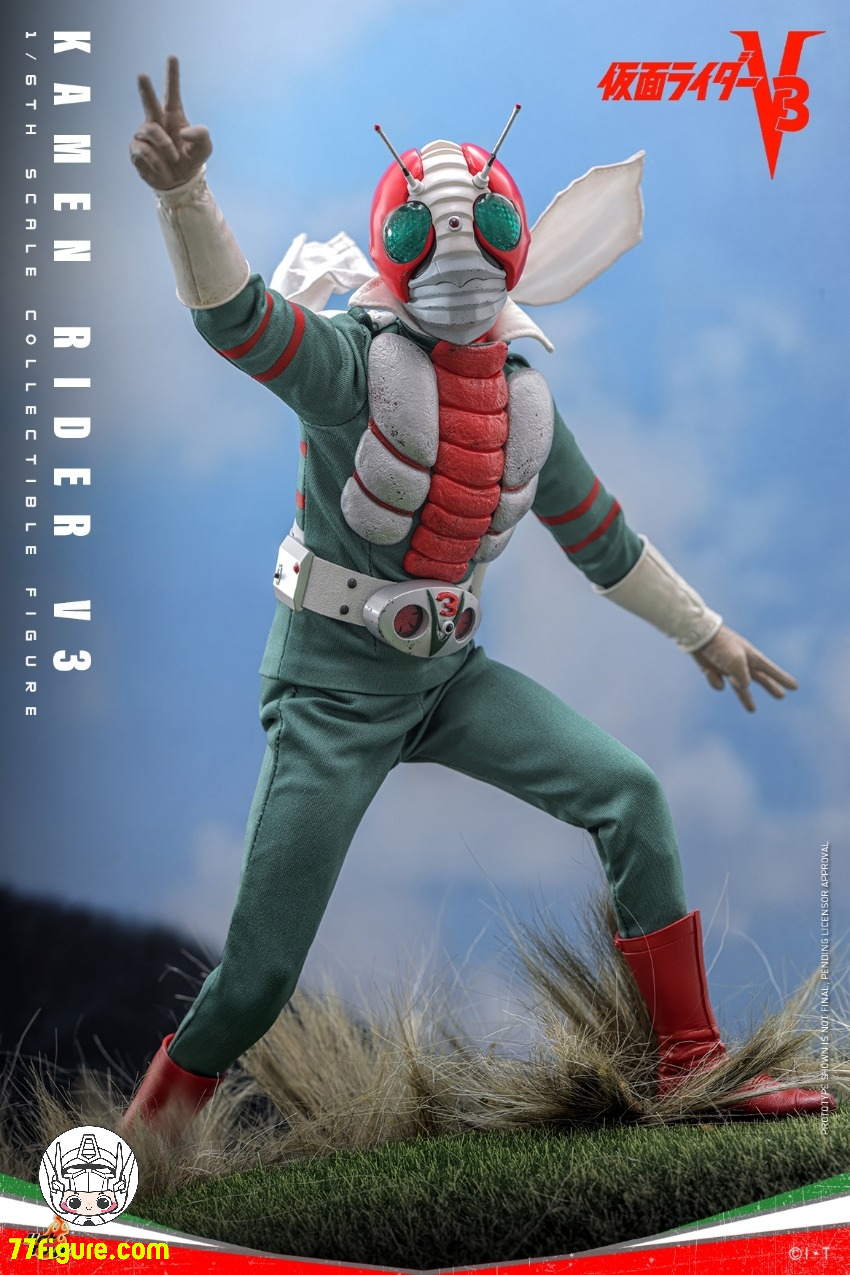 HotToys 1/6 TMS162B 仮面ライダーV3 風見志郎 限定版 塗装済み可動