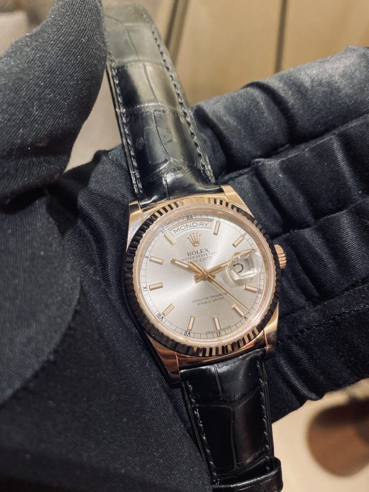 純正アリゲーター ｜ ロレックス【Q-Snap】