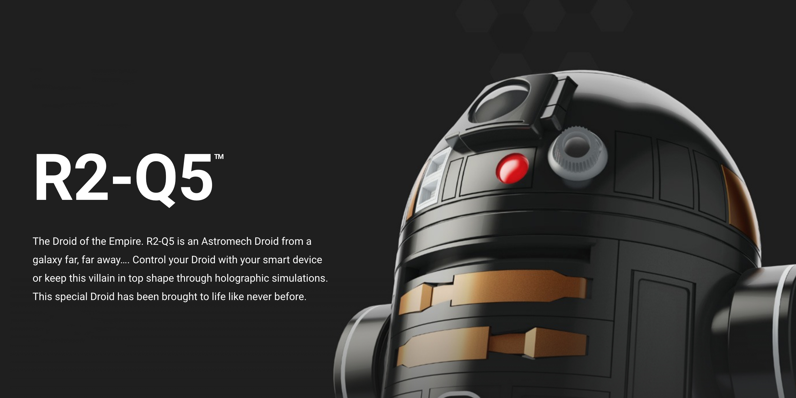 Sphero unwraps new evil R2-Q5 iPhone-controlled Star Wars droid at