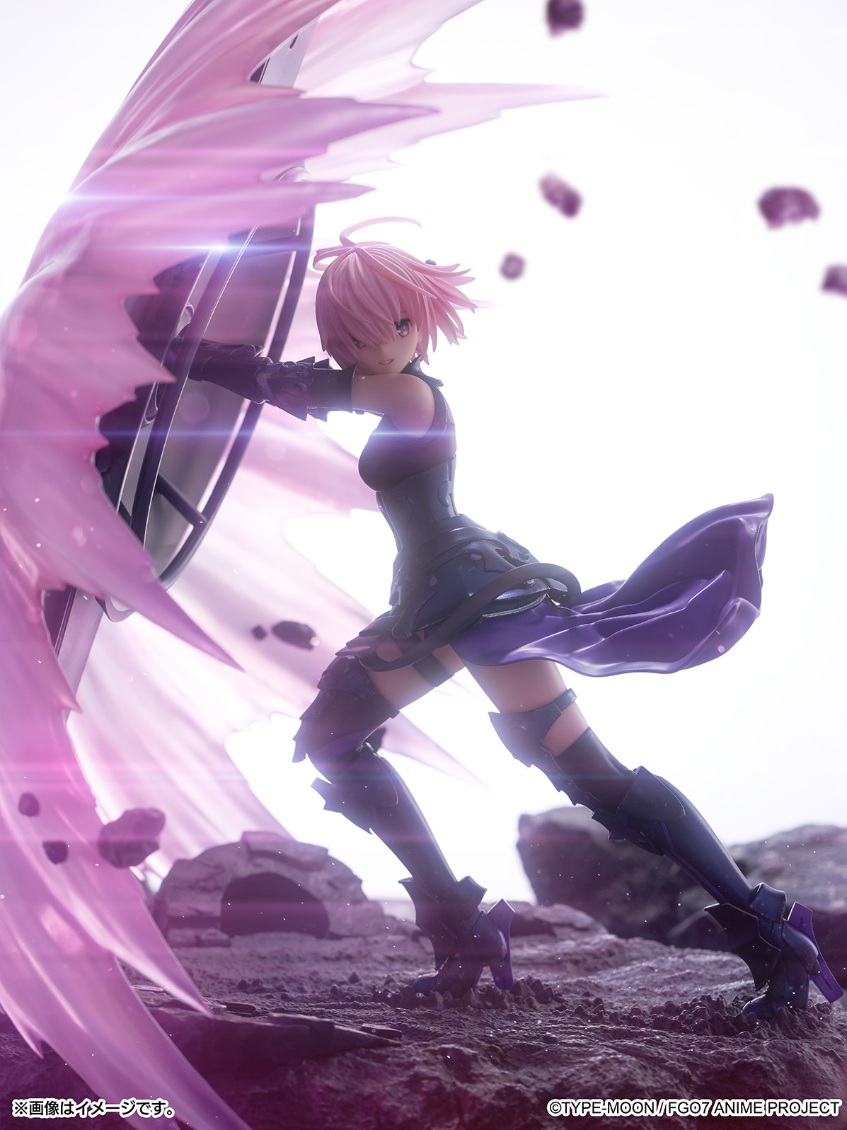 FGO』マシュ・キリエライトがフィギュア化！戦闘でかばう勇姿を迫力