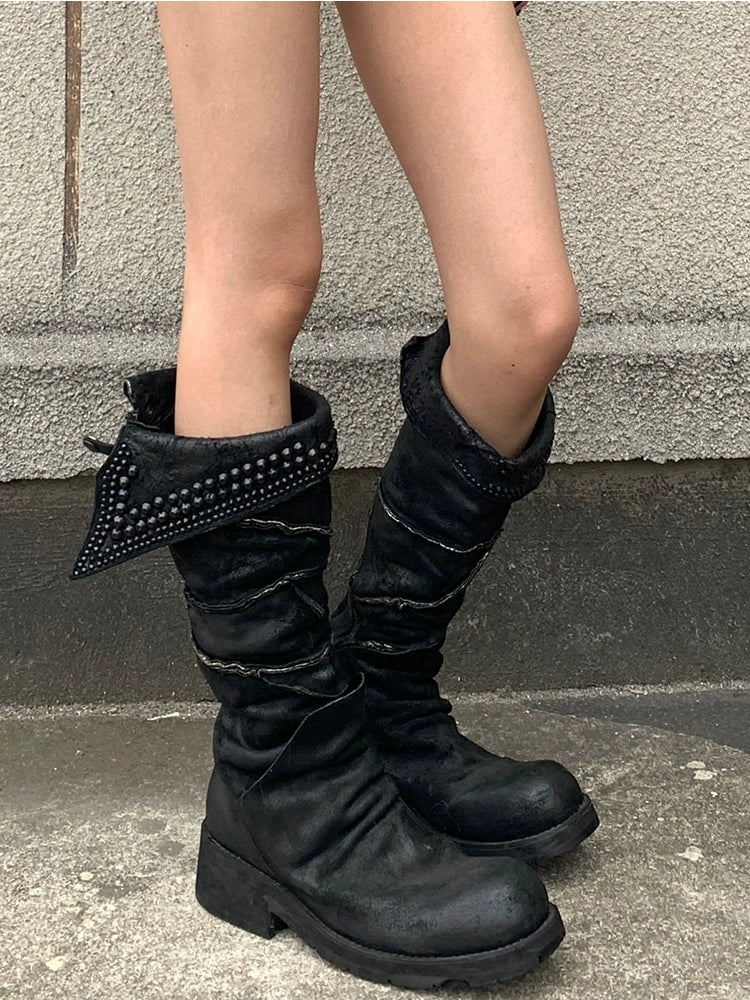 y2k グランジ ブーツ – 100StarS