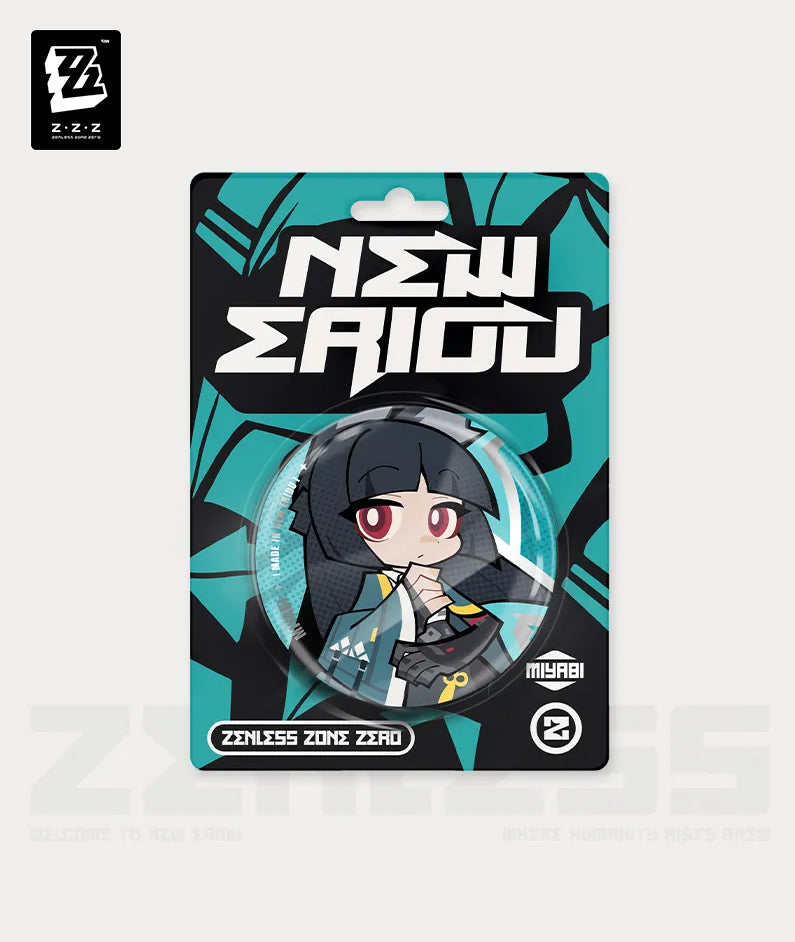 ZZZ New Eridu Section 6 Chibi Tinplate Badges - Miyabi – 141Store