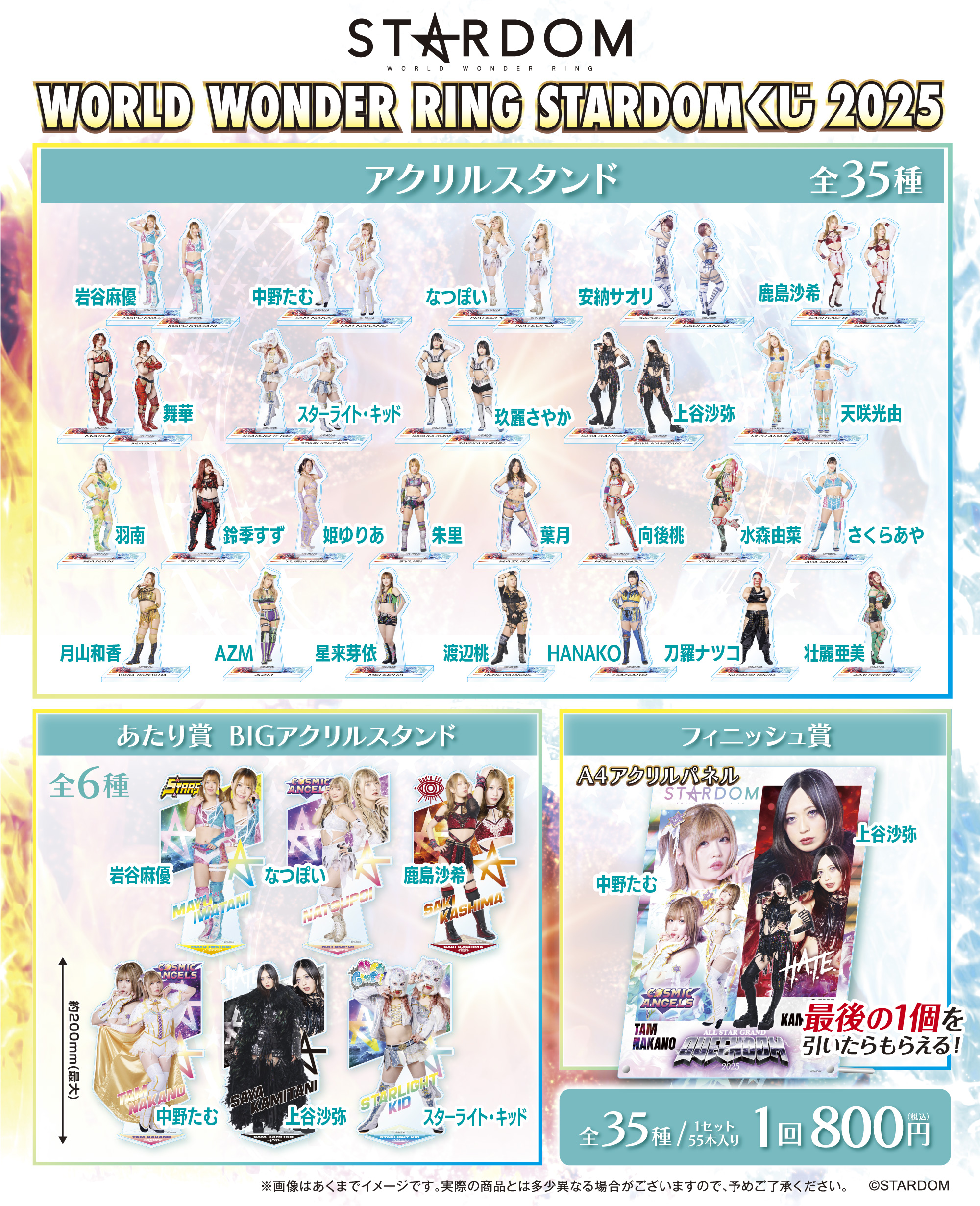 STARDOM『WORLD WONDER RING STARDOMくじ2025』