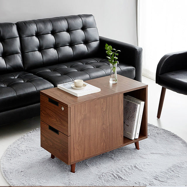 MONTAC 引き出し付きサイドテーブル｜鍵付きチェスト – 1acspaces